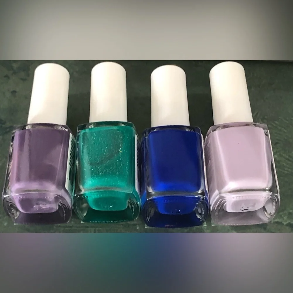 4pack Candy Moyo gel nail polish in lavender royal blue emerald green mauve‎ new
